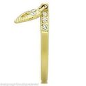 Ion Gold Heart Charm Austrian Crystal Promise Ring