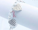 Breast Cancer Awareness Pink Live Love Laugh Charm