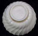 Worcester Fluted White and Gold Cup and Saucer Lat