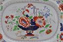 Large Antique Real Ironstone Japan Basket 17 Inch 