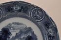 Wedgwood Blue Transfer 10 Inch Plate California Pa