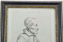 Pietro Ghezzi Original Engraving of the Actor Seba