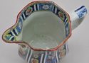 Antique Mask Lip Transfer Enameled Pearlware Pitch