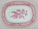 Vintage Spode "Camilla" Red Transferware Gravy Boa