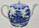 18th Century Milkmaids Blue Transferware Porcelain