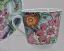 Mottahedeh Tobacco Leaf Teacup and Saucer Excellen