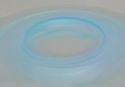 Fostoria Seascape Blue Opalescent Glass 11 Inch Bo