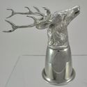 Vintage Gucci Stag's Head Large Stirrup Cup Silver