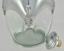 Etain France Silverplate and Glass Decanter