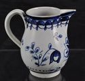 Pearlware Hand Painted Blue and White Sparrowbeak 