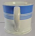 Antique Pearlware Mocha Ware Blue and White Banded