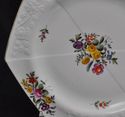 Set of 3 Spode Hand Painted Porcelain Flowered Hex