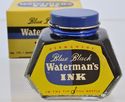 NOS Blue Black Waterman's Ink in Original Box Angl