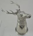 Vintage Gucci Stag's Head Large Stirrup Cup Silver