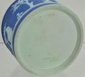 Wedgwood Blue Jasper Ware Dip Jam Jar Silverplate 