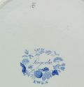 Antique Staffordshire Blue Transferware "Pagoda" P