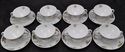 Set of 8 Antique Luster Carl Tielsch Cream Soups a