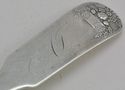 Coin Silver Basket of Flowers Table Spoon Davison 