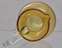 Honey Colored Glass Blown Creamer Modern Reproduct