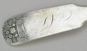 Coin Silver Basket of Flowers Table Spoon Davison 