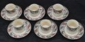 Set of 6 Antique Luster Copeland Spode Demitasse C