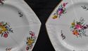 Set of 3 Spode Hand Painted Porcelain Flowered Hex