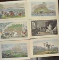 21 Original Rowlandson Hand Colored Aquatints from