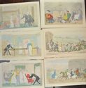 21 Original Rowlandson Hand Colored Aquatints from