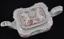 Antique Pink Red Staffordshire Mayer "Canova" Teap