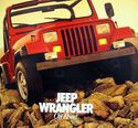 1987 Jeep Wrangler SUV new vehicle brochure