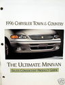 1996 Chrysler Town & Country minivan Product Guide