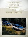 1992 Chevrolet Suburban & Full-Size Blazer brochur