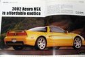 Acura in the News - Vol. 5, Issue 6 -- May, 2002