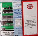 1979 Ford Econoline Van Owner's Kit - 1st printing