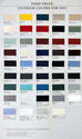 1997 Ford Truck Paint Color palette