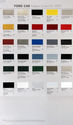 2001 Ford Car Paint Color palette