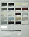 2007 Lincoln Passenger Car Paint Color palette