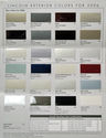 2006 Lincoln Passenger Car Paint Color palette