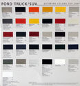 2004 Ford Truck/SUV  Paint Color palette