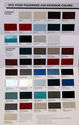 1992 Ford Car Paint Color palette