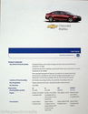 2008 Chevrolet Malibu 1LS Vehicle Information Pack