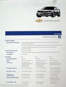 2010 Chevrolet Camaro 2LT Vehicle Information Pack