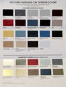 1987 Ford Car Paint Color palette