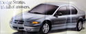 1995 Dodge Stratus sedan large poster/brochure INT