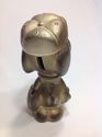 Older Peanuts Snoopy Silverplated Baseball Bank by