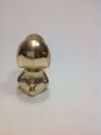 Older Peanuts Snoopy Sitting Silverplated Figurine