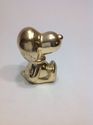 Older Peanuts Snoopy Sitting Silverplated Figurine