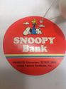 Snoopy Bank Golf 1970's Danara 6.25" Tall Hard Rub