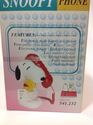 Older Snoopy Holding Woodstock Telephone and Bank 
