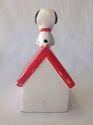 Rare Snoopy Woodstock Typewriter Doghouse Bank 5.7